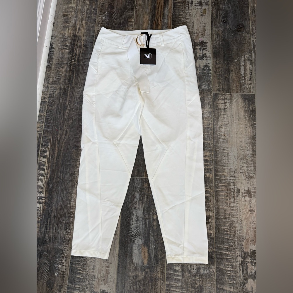 NWT NU DENMARK Edgy white pants